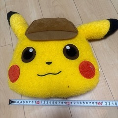 ピカチュウ クッション ぬいぐるみ ビッグの画像