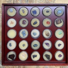 鉱石 鉱物標本 自由研究 ケース入り 鉱物 宝石 原石 の画像