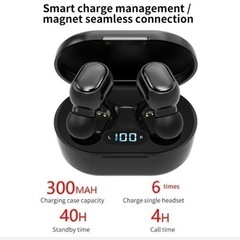 ①Bluetooth ワイヤレスイヤホン スマホ iphone対応の画像