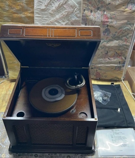 Victrola 卓上型 蓄音機 レコードプレーヤー