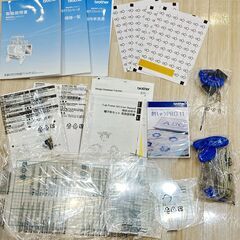 【直接引き取り限定】PR1055X ブラザー 業務用刺しゅうミシン 1頭10針 自動 刺繍 コンピューターミシン 帽子枠 ソフト 付属品大量の画像