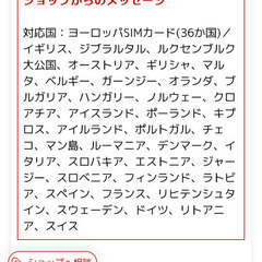 至急→ ヨーロッパ30ヵ国　開通済みSIMカード残り7GBの画像