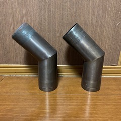 45度ベントパイプM(φ76mm煙突)2本セット