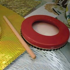 新品未使用3.000円　パーランクー大　撥付き　エイサーやお祭りで楽しく頑張ろうの画像