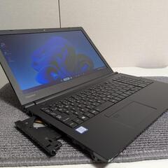 商談中☆TOSHIBA◇8世代Intel i3搭載◇大容量メモリ16GB◇SSD搭載◇Office2021◇WIFI-AC◇DVDの画像