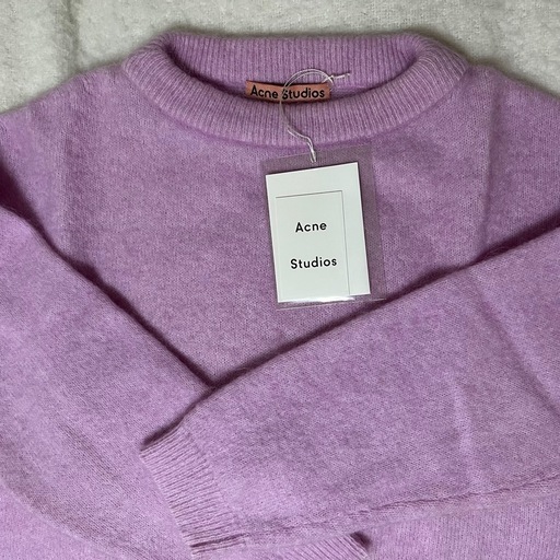 新品•未使用品✨ Acne Studios ラベンダー クルーネックセーター
