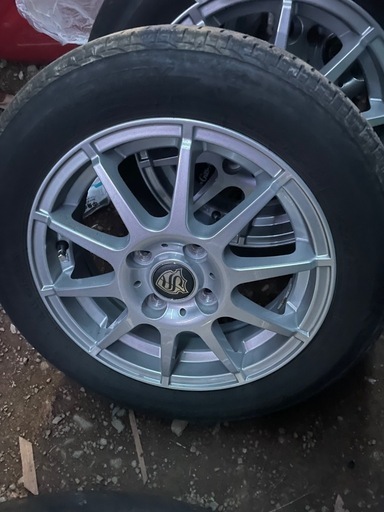 14インチアルミホイールタイヤ付き　　155 65