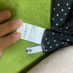 ドット柄　Mサイズ　ロングワンピースの画像