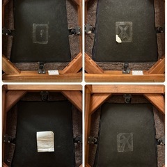 ACTUS/アクタス　ダイニングチェア　4脚　ウォールナットの画像