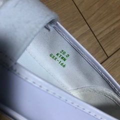 【お渡し決定】上靴　　20cm白色の画像