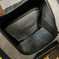 ほぼ新品 ペットキャリーケース　と　ペットキャリーリュック バラ売りなしの画像