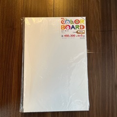 工作用　木材とカラーボードの画像