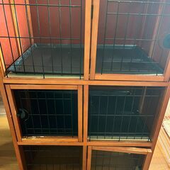 木製犬用3段ゲージ