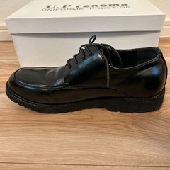 U.P. renoma ブラック 靴 25.0 EEEの画像