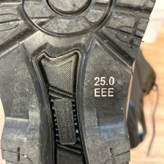 U.P. renoma ブラック 靴 25.0 EEEの画像