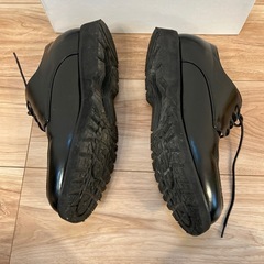 U.P. renoma ブラック 靴 25.0 EEEの画像