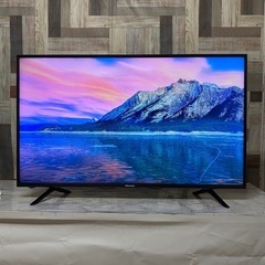 即日受渡❣️ハイセンス43型4K液晶テレビ　Wチューナー搭載　24500円