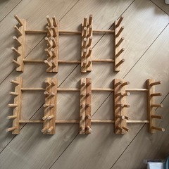 
木製ディッシュスタンド