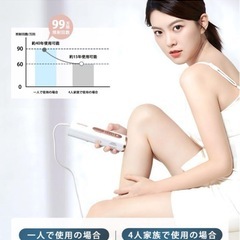 【新品未使用】① 脱毛器　無痛脱毛　VIO対応　男女兼用　光美容器　HIPL冷感の画像