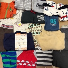 子供服 サイズ 90 95 男の子用 服.ズボン.リュック.水着等の画像