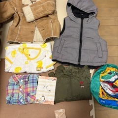 子供服 サイズ 90 95 男の子用 服.ズボン.リュック.水着等の画像