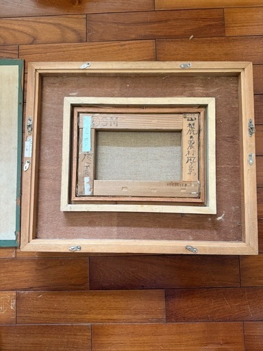 ②「山麓の農村風景」髙橋一善 油絵