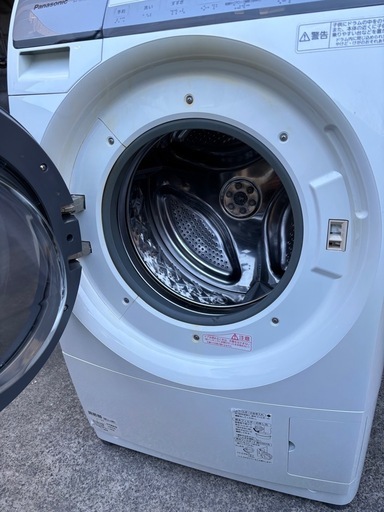【取引中】【分解洗浄・消耗品交換済み】※洗濯槽内のキャップ欠損有り　パナソニック ドラム  NA-VD100L ヒーター式洗濯乾燥機 