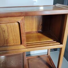 欅ミニ飾り棚『中古美品』の画像
