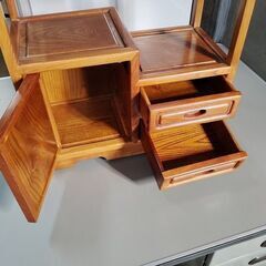 欅ミニ飾り棚『中古美品』の画像
