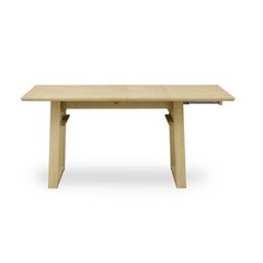 美品✨120伸長テーブル ジャスト JUST 120cm 食堂テーブル 食卓 木製 ナチュラル エクステンション 4本脚 モダン シンプル シギヤマ 