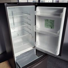 パナソニック NR-B17FW-T 2ドア冷蔵庫 マットブラック『中古美品』2022年