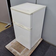 ELSONIC　EJ-R832W　２ドア冷蔵庫　83L『中古色褪せあり』2018年の画像