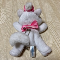 Disney ★ おしゃれキャット マリーちゃん ぬいぐるみ キーホルダーの画像