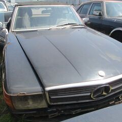 Mベンツ107シリーズ500SLリサイクル各種部品販売の画像