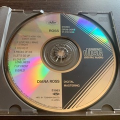 ダイアナ　ロス　DIANA ROSS CDの画像