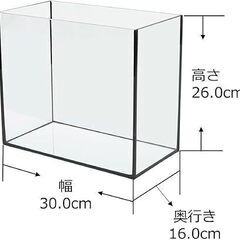 テトラ (Tetra) ガラス 水槽GA-300F 30cm x 16cm x 26cm（中古）残り1品！の画像