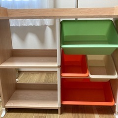 【商談中】収納ラック、棚、おもちゃ入れ