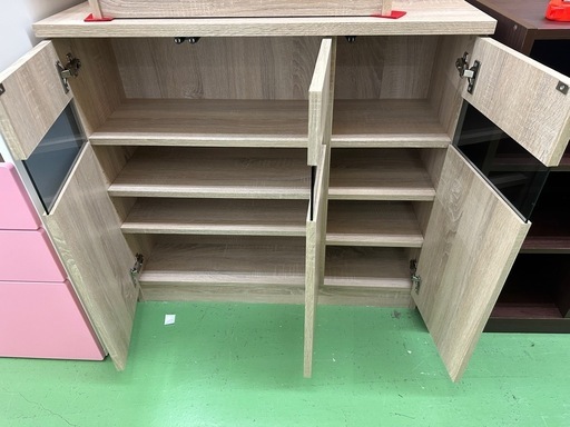 【ドリーム川西店御来店限定】組立式キャビネット／クリーニング済み 【2001287255605239】