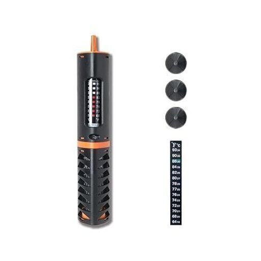 HITOP 水槽用ヒーター 石英防爆ガラス セーフカバー付き 温度調節できる（中古品30Ｗ）2個