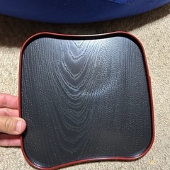 銘々盆　木目調　プラスチックの画像
