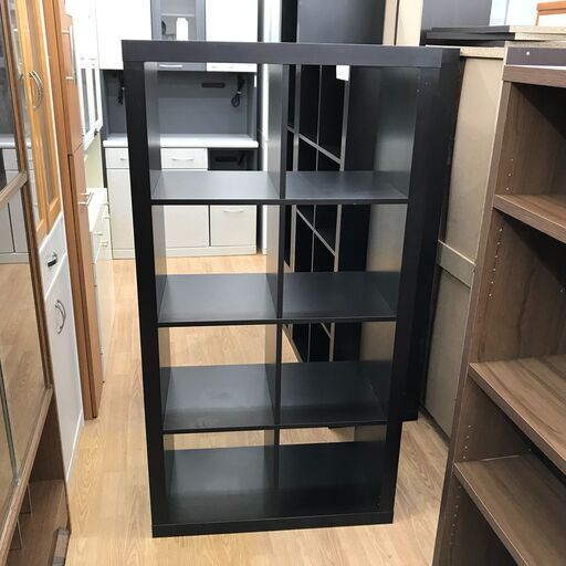★ジモティ割あり★  本棚 ダークブラウン H149×W79×D39 クリーニング済み KJ7516