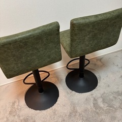 カウンターチェア　2脚の画像