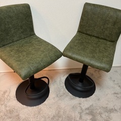 カウンターチェア　2脚の画像