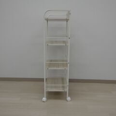 キャスター付きワゴン【小金井市民限定】（小金井市再生家具）品番：01-01-03 ※新規優先の画像