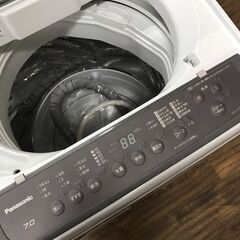 洗濯機　パナソニック　7kg　2021年製　【ジャングルジャングルイズミヤ広陵店】の画像