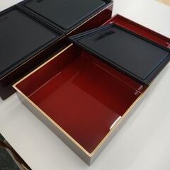 山中塗 重箱 TJ9347の画像