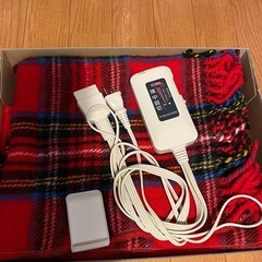 日本製　電気毛布　丸洗いokの画像