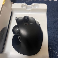 エレコム M-XT2DRBK トラックボールマウス 親指 5ボタン無線 ブラックの画像
