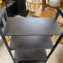 7627 ニトリ シェルフラック ブラウン 4段 4段ラック 本棚 軽量 モダン ナチュラルモダン シェルフの画像