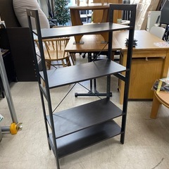 7627 ニトリ シェルフラック ブラウン 4段 4段ラック 本...